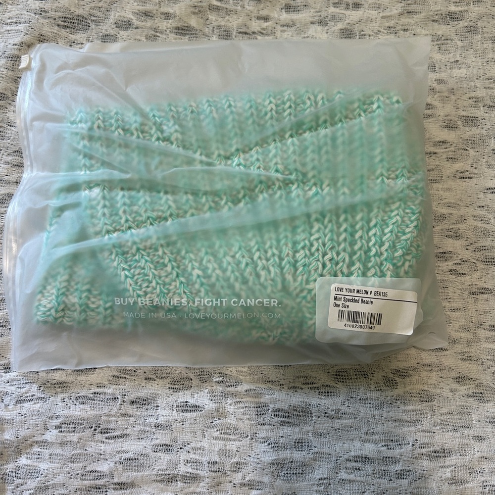 Love Your Melon Mint Speckled Beanie